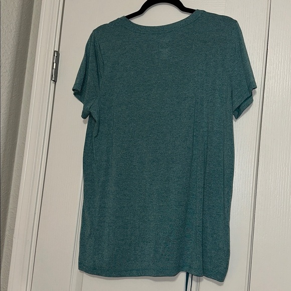 St. John's Bay Active Teal Short Sleeve Top size XL - Picture 5 of 7